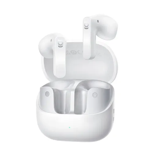 Słuchawki bezprzewodowe Baseus Bass BS1 NC Douszne Bluetooth 6.0 Biały