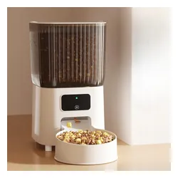 Dozownik Karmy NUXIE Miska Dla Psa Kota Podwójna Jedzenia Podajnik Automatyczny Wi-Fi