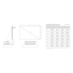 Projektor XGIMI Aura 2 DLP 4K Wi-Fi Bluetooth + ekran ALR 100"