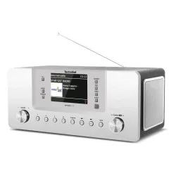 Radioodbiornik TechniSat DigitRadio 574 IR Radio FM DAB+ Internetowe Bluetooth Srebrny