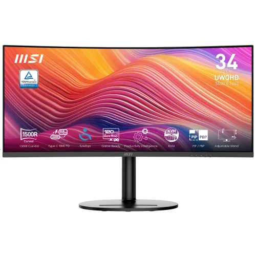 Monitor MSI Modern MD342CQP 34" UWQHD VA 120Hz 1ms MPRT Zakrzywiony