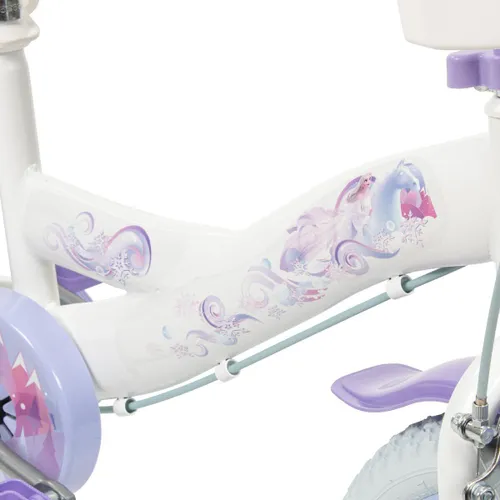 Rower dziecięcy HUFFY Disney Kraina Lodu 16 cali dla dziewczynki Biały