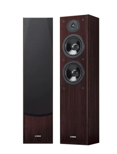 Yamaha MusicCast RX-V4A Black, комплект для домашнего кинотеатра NS-F51/NS-P51 Walnut