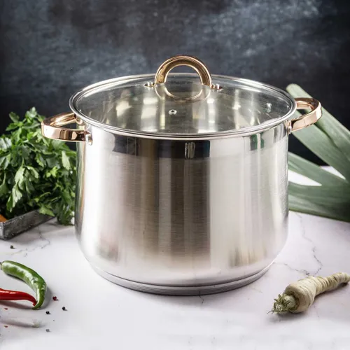 Klausberg Garnek Gastro Z Pokrywą 28Cm 13L Kb-7795