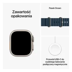 Smartwatch Apple Watch Ultra 2 GPS + сотовый титановый чехол 49 мм ремешок Ocean Blue