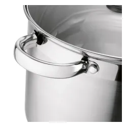 Garnek prosty ze stali nierdzewnej z pokrywką Tadar 29 litrów