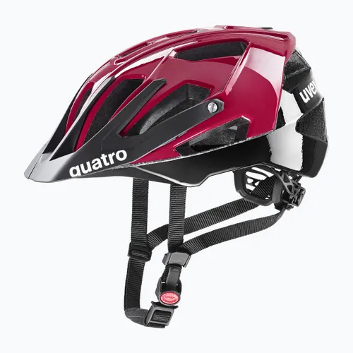 Kask rowerowy UVEX Quatro ruby red/black