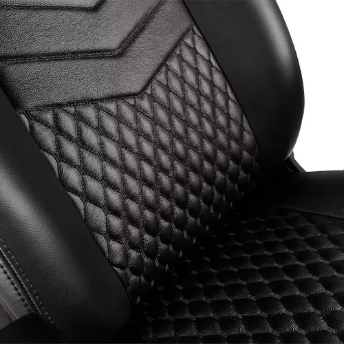 Fotel Noblechairs ICON Gamingowy do 150kg Skóra naturalna Czarny