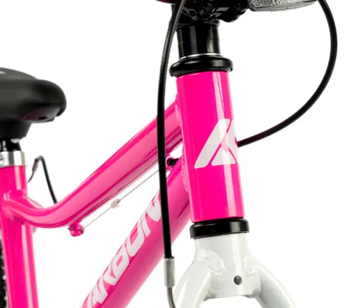 Rower dziecięcy KARBON Superlight Automatic 16 cali dla dziewczynki Różowy