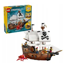 LEGO Creator 3w1 31387 Legendarny statek piracki, zestaw klocków 9+