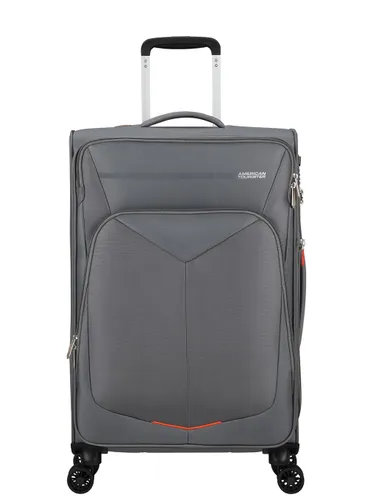 Walizka średnia poszerzana American Tourister Summerfunk - titanium grey