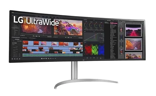 Monitor LG UltraWide 49WQ95C-W profesjonalny 49" 5K Nano IPS 144Hz 5ms Zakrzywiony Gamingowy