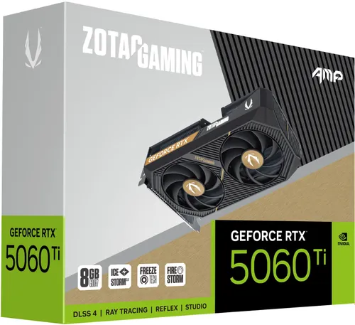Karta graficzna ZOTAC Gaming GeForce RTX 5060 Ti AMP 8GB DLSS 4
