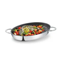 KUCHENPROFI Peix 39 x 27 cm - patelnia do ryb nieprzywierająca