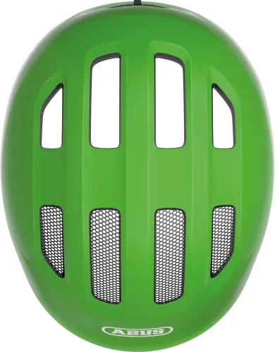 Kask rowerowy ABUS Smiley 3.0 LED Shiny Zielony dla Dzieci (rozmiar S)