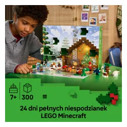 LEGO MINECRAFT 21280 KALENDARZ ADWENTOWY 2025 zestaw klocków dla dzieci 7+