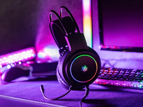 Słuchawki przewodowe z mikrofonem Tracer Gamezone GZ X1 Nauszne Czarny