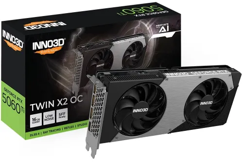 Karta graficzna INNO3D GeForce RTX 5060 Ti Twin X2 OC 16GB DLSS 4