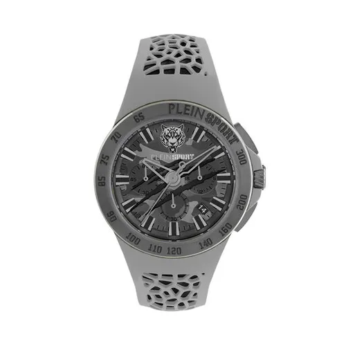 Plein Sport Thunderstorm Chrono PSABA0523 Grey Camo Saati