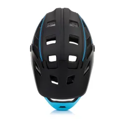 Kask rowerowy full-face METEOR Hydra L 58-61 cm czarny/niebieski