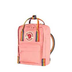 Fjallraven Kanken Mini Gökkuşağı Sırt Çantası-pembe / gökkuşağı deseni