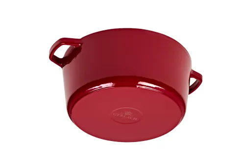 Garnek Gerlach Natur Iron Indukcja Żeliwo 5l Bordowy