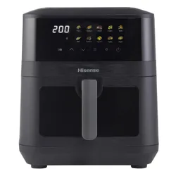 Air Fryer Frytkownica beztłuszczowa HISENSE HAF2100DCD 7.7l z 10 automatycznymi programami i okienkiem do obserwacji postępów gotowania