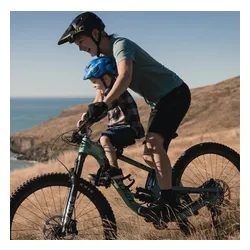 Siodełko na ramę z kierownicą KIDS RIDE SHOTGUN Child Bike Seat + Handlebars Combo 2.0