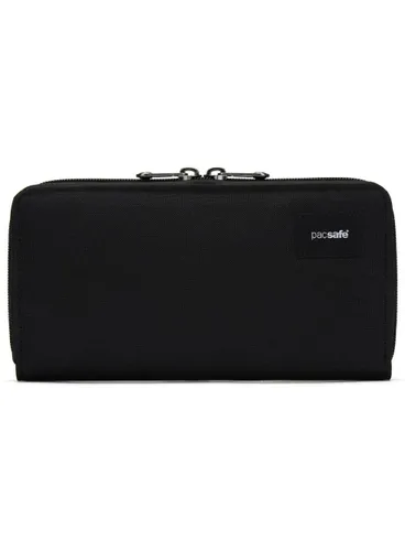 Portfel antykradzieżowy Pacsafe RFIDsafe Continental Wallet - jet black