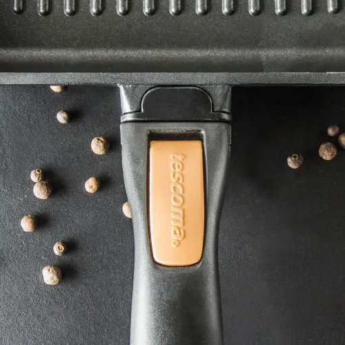 TESCOMA Smartclick 26 x 26 cm czarna - patelnia grillowa nieprzywierająca z odpinaną rączką