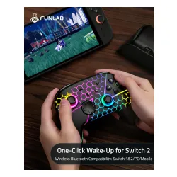 Adapter FUNLAB Firefly Pro Controller - Z do Nintendo Switch / Switch 2 Bezprzewodowy