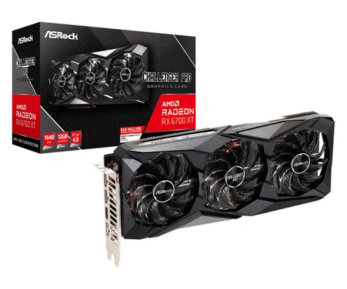 Karta graficzna ASrock Radeon RX 6700 XT Challenger Pro 12GB GDDR6 192bit FSR