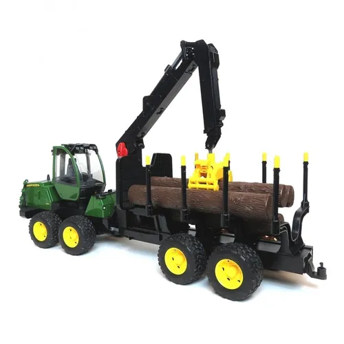 BRUDER Ładowacz John Deere 1210E z chwytakiem