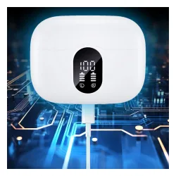 Słuchawki bezprzewodowe Manta TWS Rytmo PRO Bluetooth 5.3 Biały
