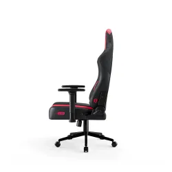 Fotel Diablo Chairs X-Player 2.0 Small do 90kg Skóra ECO Tkanina Karmazynowo-antracytowy