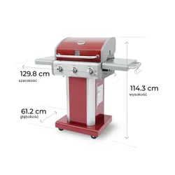 Grill gazowy KENMORE Color PG-4030400LN-RD Czerwony