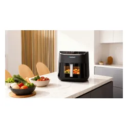 Air Fryer Frytkownica beztłuszczowa BLAUPUNKT AFD801 8 l z okienkiem do obserwacji postępów gotowania