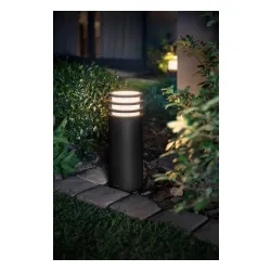 Zewnętrzna latarnia Philips Lucca Hue Pedestal Anthractive 17402/93/P0