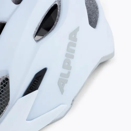 Kask rowerowy dziecięcy Alpina Carapax dove blue/grey matte