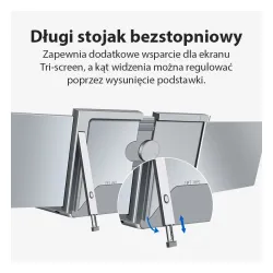Monitor Extralink Dual Screen S300 13,3" Full HD IPS do laptopa