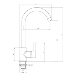 Bateria DEANTE Neo Luno BOC 062M Chrom