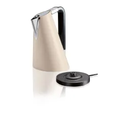 BUGATTI Vera Easy 1,7 l kremowy - czajnik elektryczny bezprzewodowy stalowy