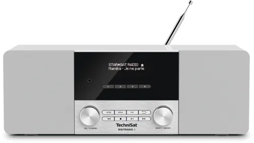 Radioodbiornik TechniSat DigitRadio 4 Radio FM DAB+ Bluetooth Biały