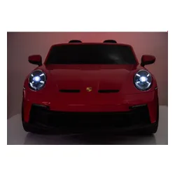 Samochód Na Akumulator Dla 2 Dzieci Porsche 911 Gt3 24V Eva LED 2 Silniki