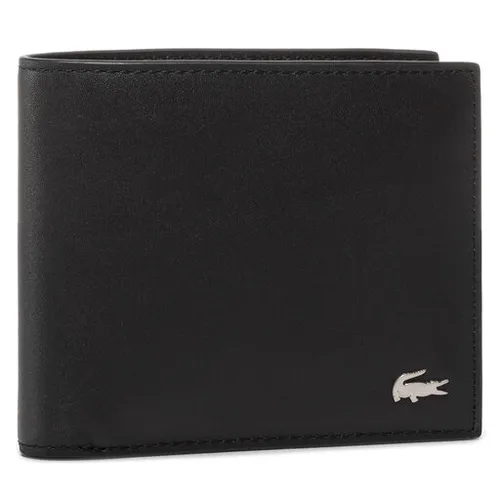 Большой мужской кошелек Lacoste Small Billfold Nh1115fg Black 000