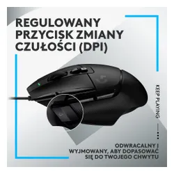 Myszka gamingowa Logitech G502 X Czarny