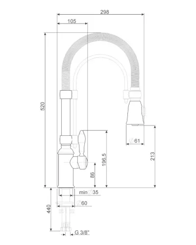 Bateria Smeg MIDR7RA-2 Miedziany Stal szlachetna