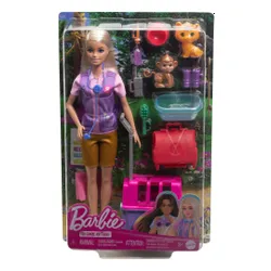 Lalka Barbie You can be anything Ratowniczka zwierząt HRG50