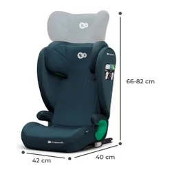 Fotelik samochodowy KINDERKRAFT Junior Fix 2 I-Size 100-150 cm (15-36 kg) Niebieski