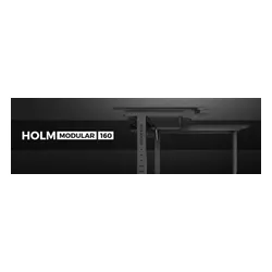 Biurko gamingowe narożne GENESIS Holm Modular 160 Czarny